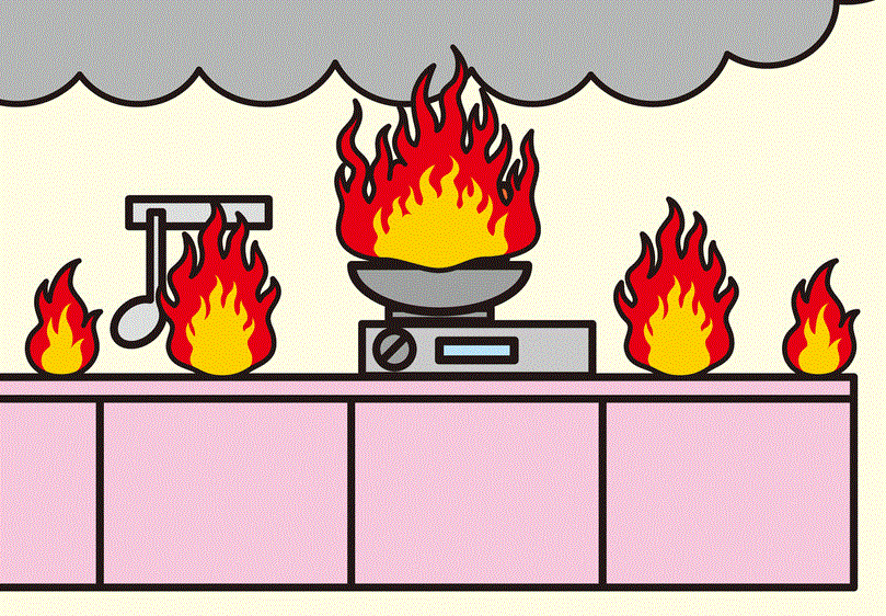 厨房火災
