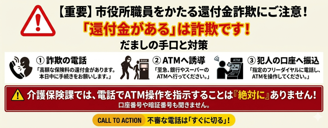 介護保険料の還付金詐欺1