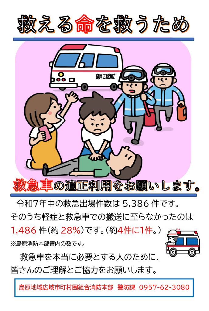 救急適正利用イラスト
